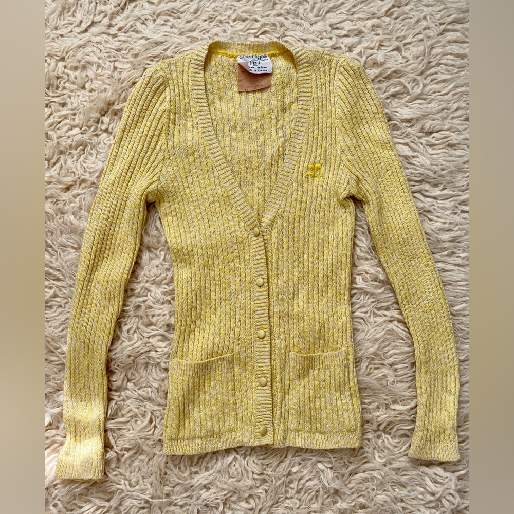 Vintage 70s Courrèges Cardigan